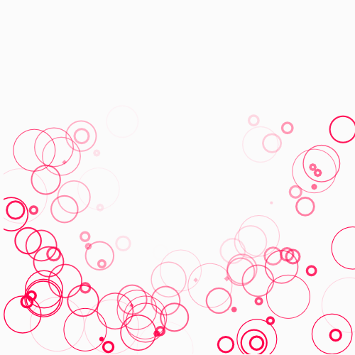 p5 sketch of many circles